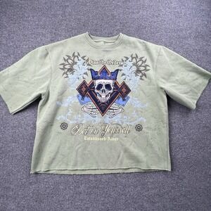 Diss the Order Bet On Yourself Graphic Crewneck Sweatshirt 2XL 100% Cotton